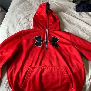 Red under armor men’s sweatshirt